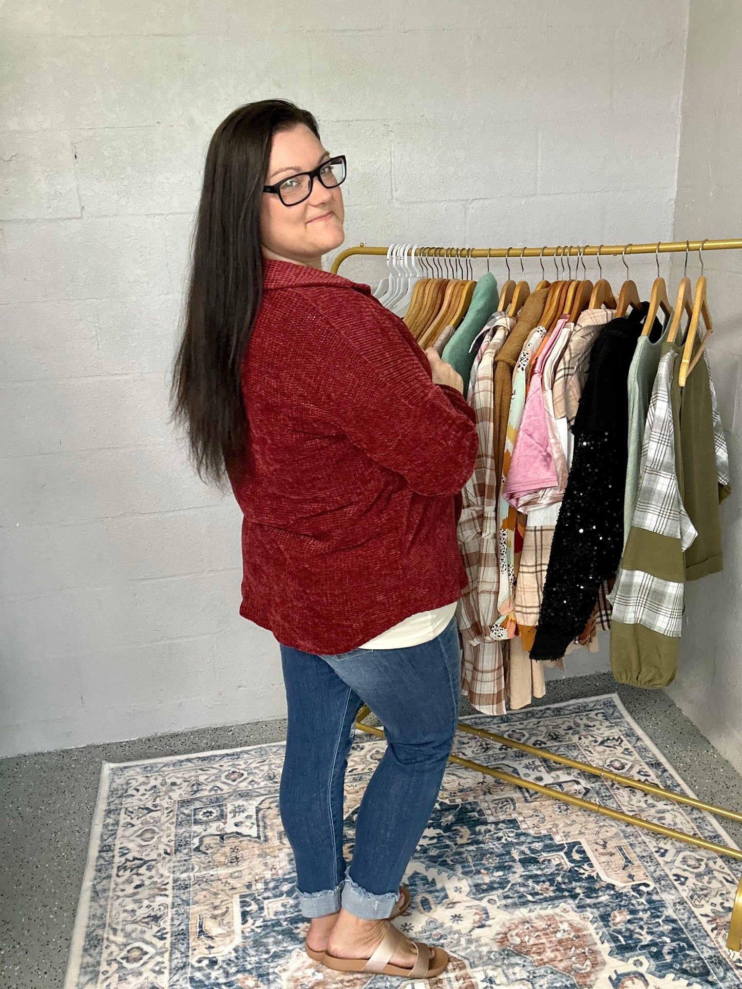 Genesis Plus Size Waffle Knit Top