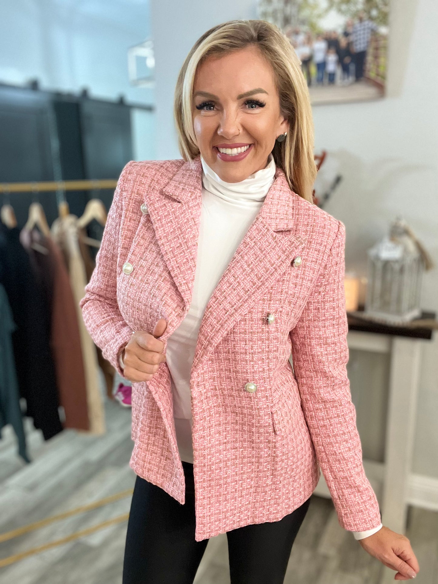 Susanna Pink Blazer