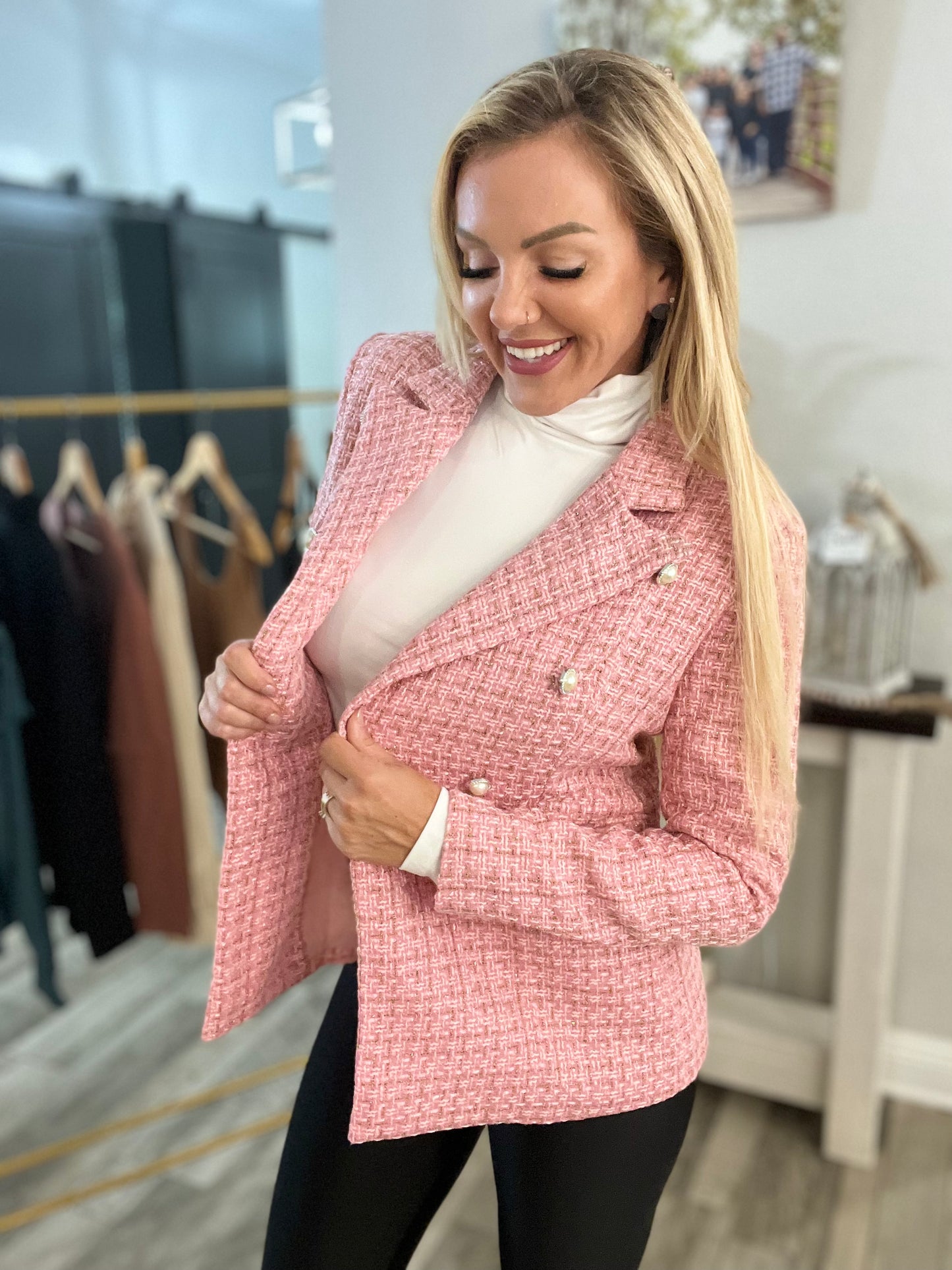 Susanna Pink Blazer