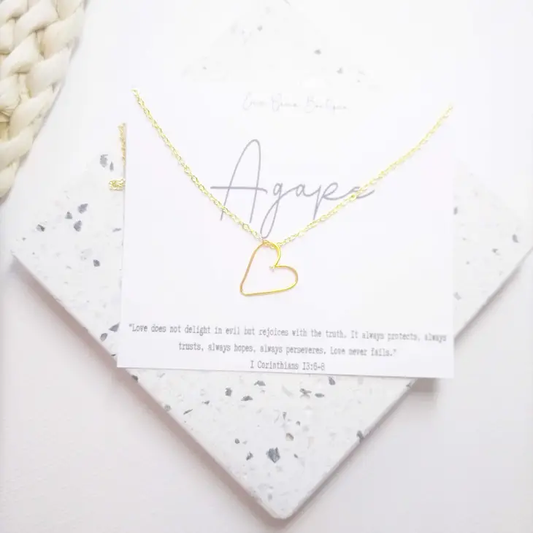 Agape Gold Plated Necklace